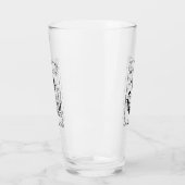 coole Halloween-witschakelaar woordkunst  Glas (Links)