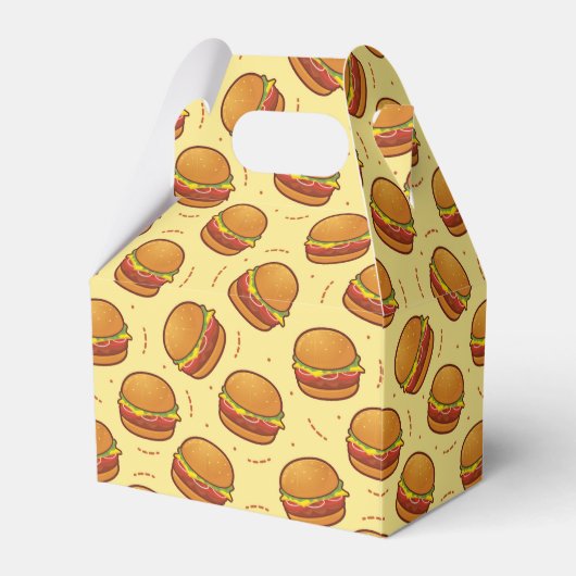 coole hamburgerpartij bedankdoosjes (Voorkant Zijde)