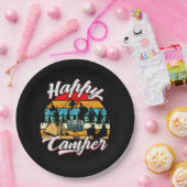 coole Happy Camper party Papieren Bordje (Feest)