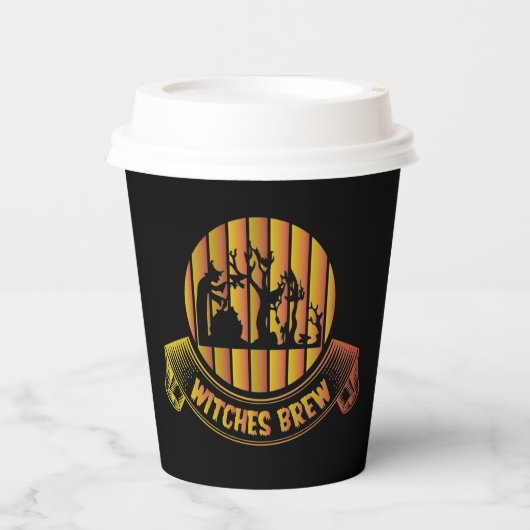 coole heksen brouwen Halloween party Papieren Bekers (Voorkant)