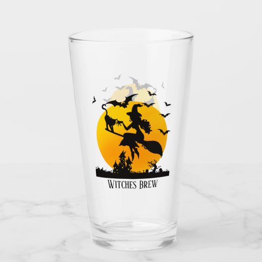 coole heksenbrei voegt tekst toe glas (Voorkant)