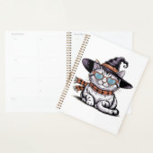 Coole Heksenkat  Schattige Halloween Kitty met Har Planner (Display)