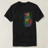 coole hersenkunst t-shirt (Design voorkant)