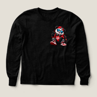 Coole Hip Hop Panda in Rode HoodieUrban Swagger Pa
