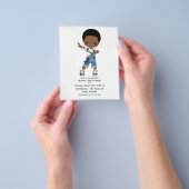 Coole Hip Hop Rap Jongen Break Danser Verjaardagsf Flyer (Hand)