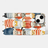 COOLE HIPSTER KATTEN Case-Mate iPhone CASE (Achterkant (horizontaal))