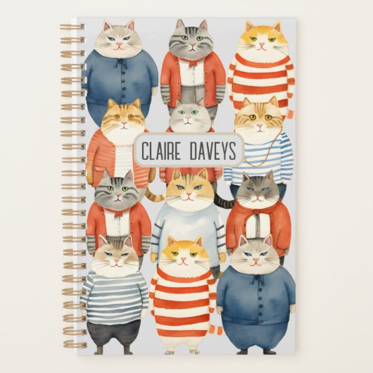 COOLE HIPSTER KATTEN PLANNER (Voorkant)
