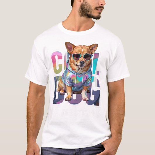 Coole Hond Stijl T-shirt (Voorkant)