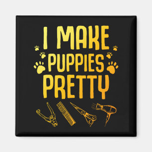 Coole hondenverzorger kunst voor mannen vrouwen ho magneet