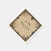 coole horror  Gothic classic Bruiloft servetten (Hoek)