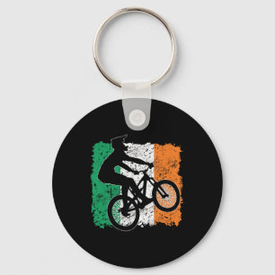 Coole Ierland Vlag Vintage Ierse Vlag Mtb Mountain Sleutelhanger