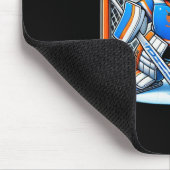 Coole ijshockey keeper pinguïn – Grappige wintersp Muismat (Hoek)