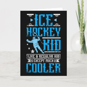 Coole ijshockeykind kaart