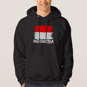 Coole Indonesische Vlag Hoodie