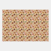 coole Italiaanse voedselpartij Inpakpapier Vel (Voorkant)