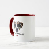 Coole Jack Russell Terrier Vader Vaderdag Honden Mok (Voorkant links)