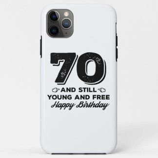 coole jonge 70e verjaardag citaat gezegden Case-Mate iPhone case
