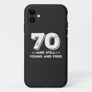 coole jonge 70e verjaardag citaat gezegden Case-Mate iPhone case