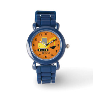 coole jongens bouwwerker digger horloge
