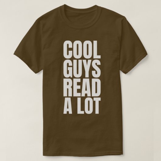 Coole jongens lezen veel t-shirt (Design voorkant)