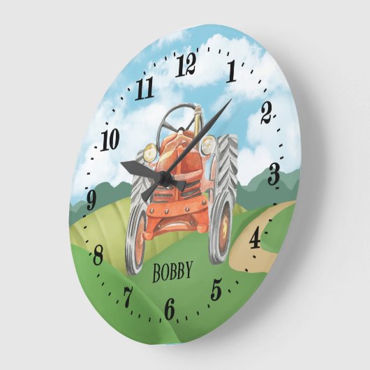 coole jongensenliefhebbers voegen naam toe grote klok (Hoek)