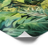 Coole jungle gorilla liefhebbers perfect poster (Hoek)