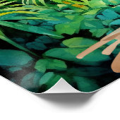 Coole jungle luipaard liefhebbers  perfect poster (Hoek)