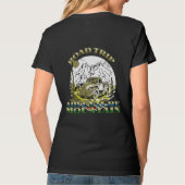 , coole kampvuur bergreis t-shirt (Achterkant)