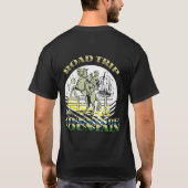  coole kampvuur cowboy mountaintrip t-shirt (Achterkant)