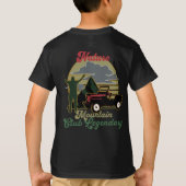 , coole kampvuur-wandreis naar de bergen t-shirt (Achterkant)
