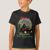 , coole kampvuur-wandreis naar de bergen t-shirt (Voorkant)