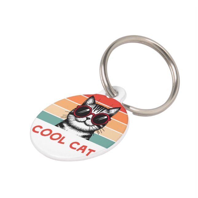 Coole kat 2 huisdierpenning (Zijkant)