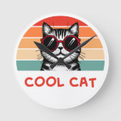 Coole kat 2 ronde klok (Voorkant)