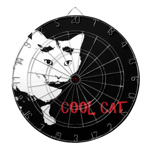 COOLE KAT DARTBORD (Voorkant)