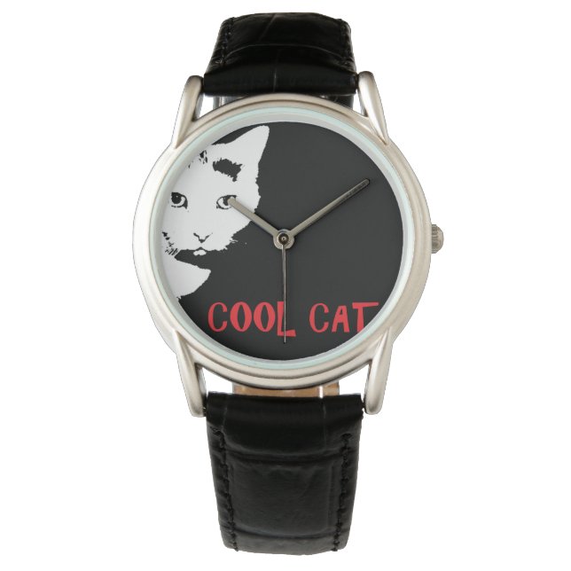 COOLE KAT HORLOGE (Voorkant)