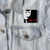 COOLE KAT KNOOP VIERKANTE BUTTON 5,1 CM (In situ)