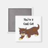 Coole Kat Magneet (Voorkant / Achterkant)