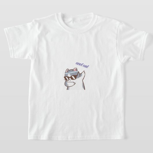 coole kat t-shirt (Laagn)