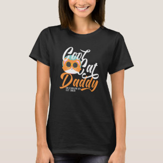 Coole Kat Vader Hartslag Kat Liefhebbers T-shirt