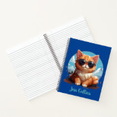 Coole Kat voor Kinderen  Notitieboek (Binnen)