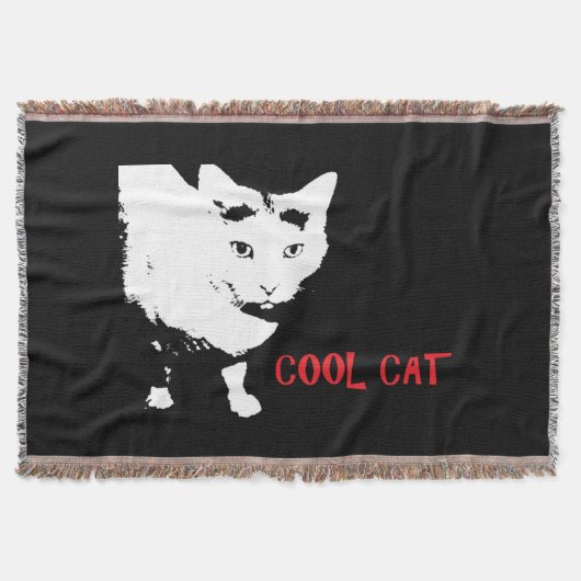 COOLE KAT WERPDEKEN DEKEN (Voorkant)