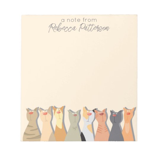 Coole Katten Notitieblok (Voorkant)
