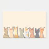 Coole Katten Post-it® Notes (Voorkant)