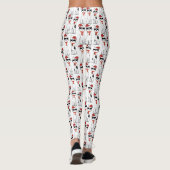 Coole Katten Prettig Kerstfeest Leggings (Achterkant)