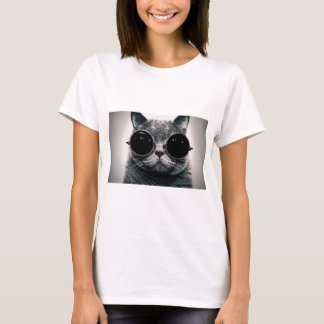 coole kattenkool met schoppen t-shirt