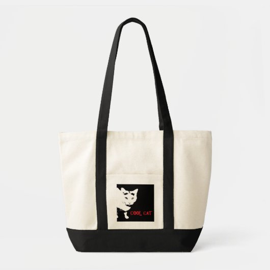 COOLE KATTENTAS TOTE BAG (Voorkant)