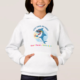 Coole Kawaii Haai Positieve Vibes