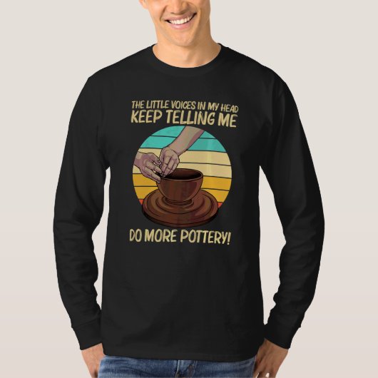 Coole Keramiek Voor Mannen Vrouwen Aardewerk Pot T-shirt (Voorkant)