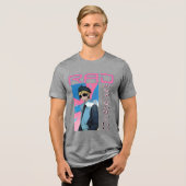 COOLE KEREL Tri-Blend SHIRT (Voorkant volledig)