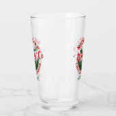 coole Kerst Brouwerij voeg naam toe bier Glas (Links)